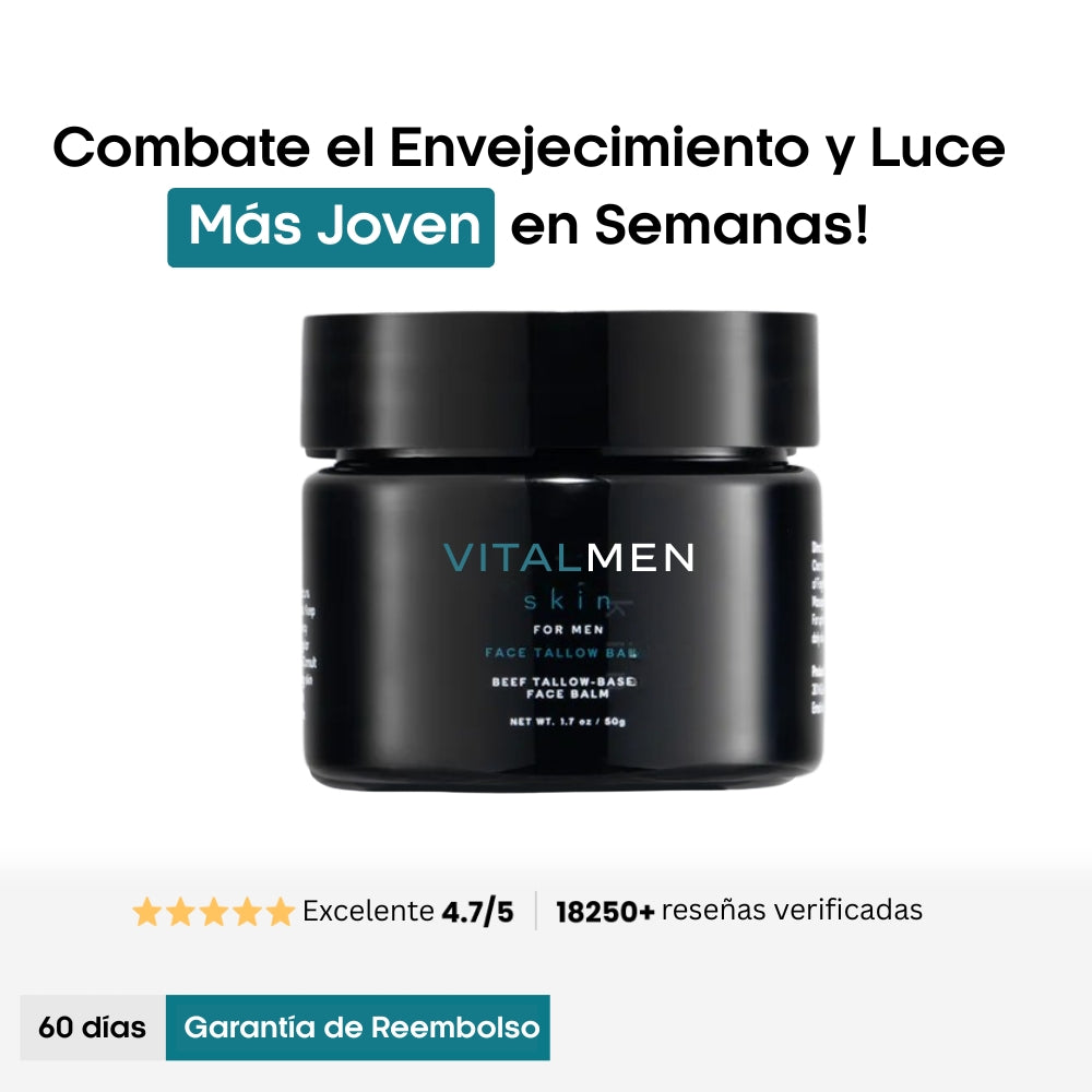 Crema Facial Antiarrugas VitalMen
