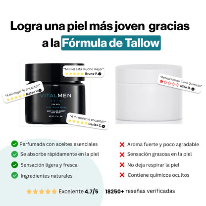 Crema Facial Antiarrugas VitalMen
